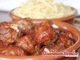 Boulettes aux trois viandes farcies de mozzarella