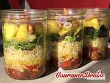 Salade Jar ananas crevette