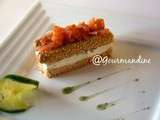 Mille-feuilles de tartare façon cheese-cake - concours