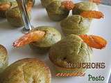 Bouchons de crevettes au pesto