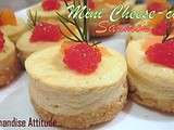 Mini-cheesecakes au saumon