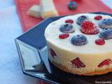 Entremet facile chocolat blanc et framboises