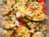 Gratin de courgettes, tomates et feta