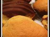 Madeleines coques en chocolat