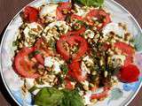 Salade caprese, Insalata caprese ∫ Pignons & basilic ∫