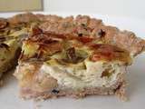 Tarte au fromage perail (brebis), coing et cumin