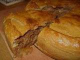 Tourte médiévale à la viande hachée et au gratte-cul