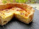 Vraie quiche lorraine dans les règles du lard