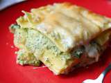 Lasagnes à la crème de courgette