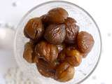 Marrons glacés faits maison