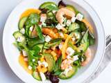 Salade de melon aux crevettes