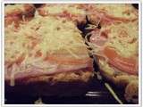 Plat du soir : Tartines jambon/pizza