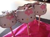 Sucettes Hello Kitty en chocolat