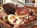 Bûche de Noël – Chocolat & praliné