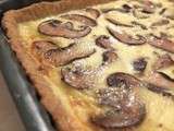 Tarte aux champignons & pâte à tarte express