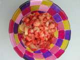 Salade de fruits fraises banane