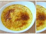 Crème brûlée à la vanille