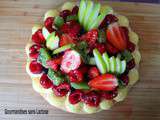 Tarte aux Fruits Coco Vanille – sans Lactose & sans Gluten