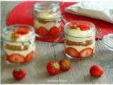 Verrines tiramisu fraise-spéculoos version  pâtissier 