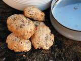 Cookies très gourmands banane, pralinoise et flocons d'avoine