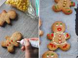 Petits bicuits de Noël épicés {gingerbread men}