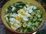 Power bowl aux asperges, avocat et oeufs