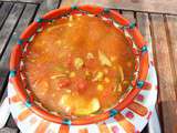 Soupe marocaine à l’agneau et aux pois chiches