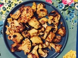 Beignets de chou-fleur sans huile au parmesan