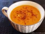 Soupe de courge Butternut -gomasio et huile de sésame