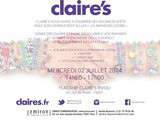 Claire's vous invite {ateliers Rainbow loom - Hair Bar - Candy Bar et autres surprises} aujourd'hui mercredi