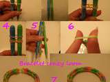 Tuto facile bracelet crazy loom avec des crayons et sans métier à tisser