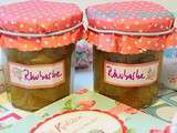 Confiture de Rhubarbe et Cédrat à la Fève Tonka