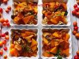 Fricassée de Butternut au Romarin, aux Girolles et Noix