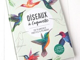 Oiseaux à l'Aquarelle, 20 planches prêtes à peindre