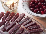 Pates de Fruits Maison : Pommes Cranberries