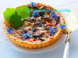 Quiche aux Champignons et au Fromage de Brebis