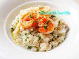 Risotto aux Champignons et aux Crevettes