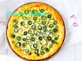 Tarte aux Courgettes, au Fromage de Brebis et aux Raisins (à la Mandoline)