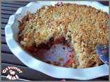 Crumble aux figues et aux abricots