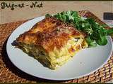 Lasagnes poulet - chèvre et courgettes