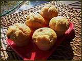 Muffins au beurre de cacahuètes crunchy et pépites de chocolat