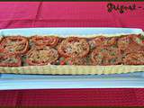 Tarte aux aubergines et aux tomates