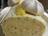 Bûche citron – meringues facile