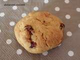 Cookies chocolat blanc & cranberries