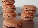 Macarons à la confiture de fraise