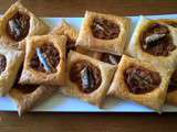 Petits feuilletés à la tomate et aux anchois