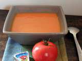 Velouté de tomates à la vache qui rit