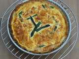 Quiche aux asperges vertes et saumon fumé