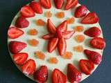 Cheesecake comme une tarte aux fraises