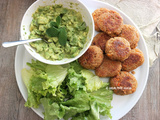 Croquettes de quinoa aux carottes, purée d'avocat #vegan